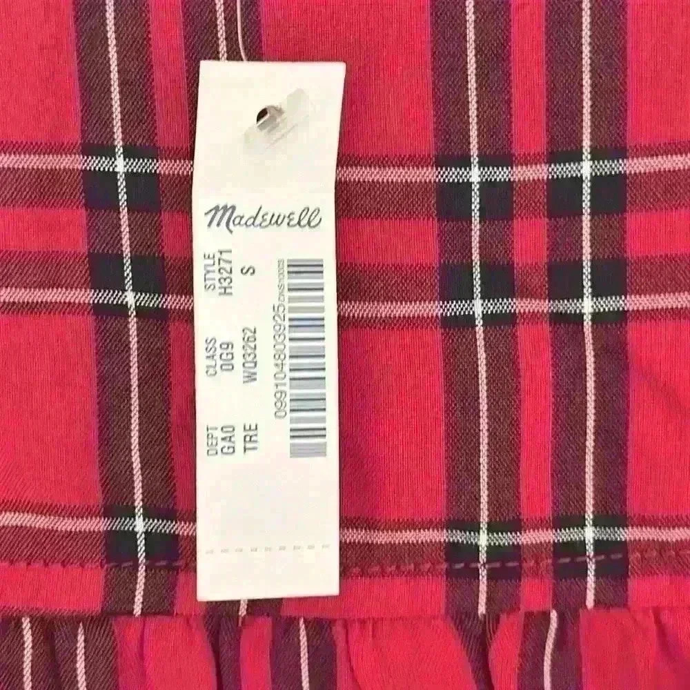 Madewell Plaid Tiered Top - Picture 4 of 11